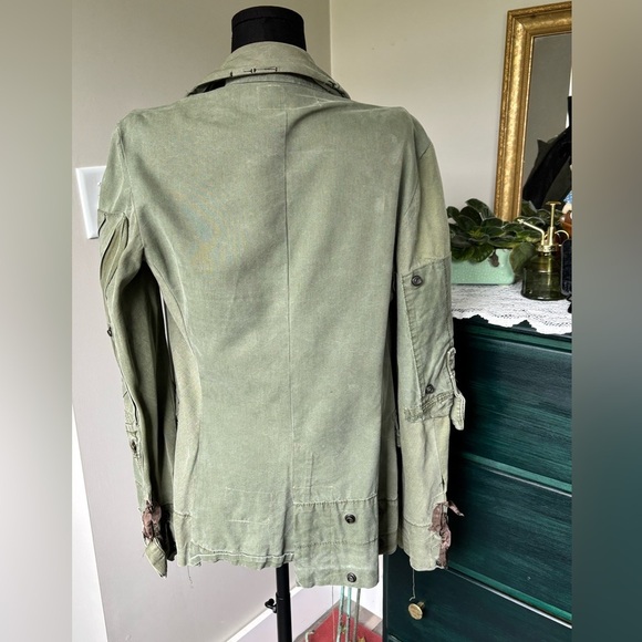 Greg Lauren Army Tent Tux Jacket - Size 2 Medium Made from Vintage Army Tents - Picture 2 of 13